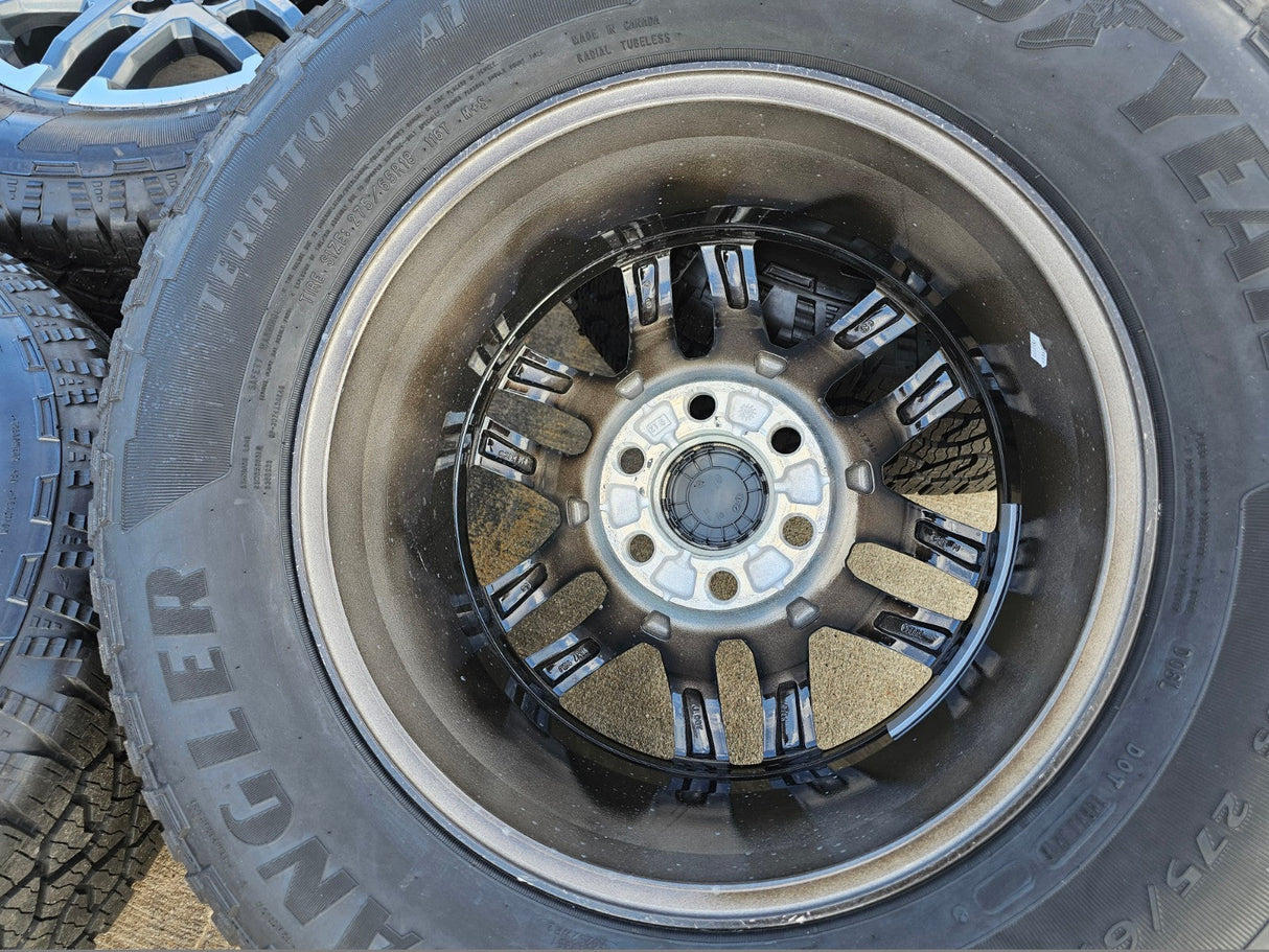 18" Toyota Tacoma 4Runner TRD OEM 10641 wheels rims 2024 2025 2026 NEW GOODYEAR Texas Truck Tire
