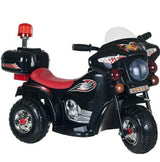 3-Wheel Electric Police Toy Motorcycle for Boys and Girls
