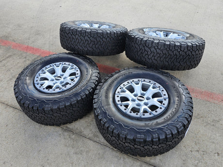 17" Ford F-150 Raptor R OEM Replica BEADLOCK 10460 rims wheels 35" tires BFG NEW Texas Truck Tire
