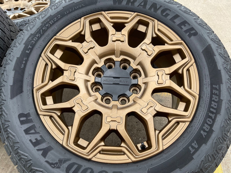 22" Hummer EV HEV 2500 OEM 8x165 14094 wheels rims 2024 2025 2026 2027 NEW Texas Truck Tire
