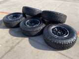17" Ford Bronco HERITAGE SASQUATCH OEM 22025 wheels rims BFG KO2 A/T 37" NEW Texas Truck Tire