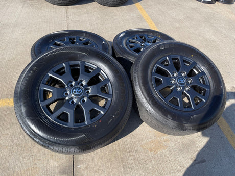 17" Toyota 4Runner Tacoma TRD OEM 94254 10637 wheels rims 2024 2025 2026 NEW Texas Truck Tire