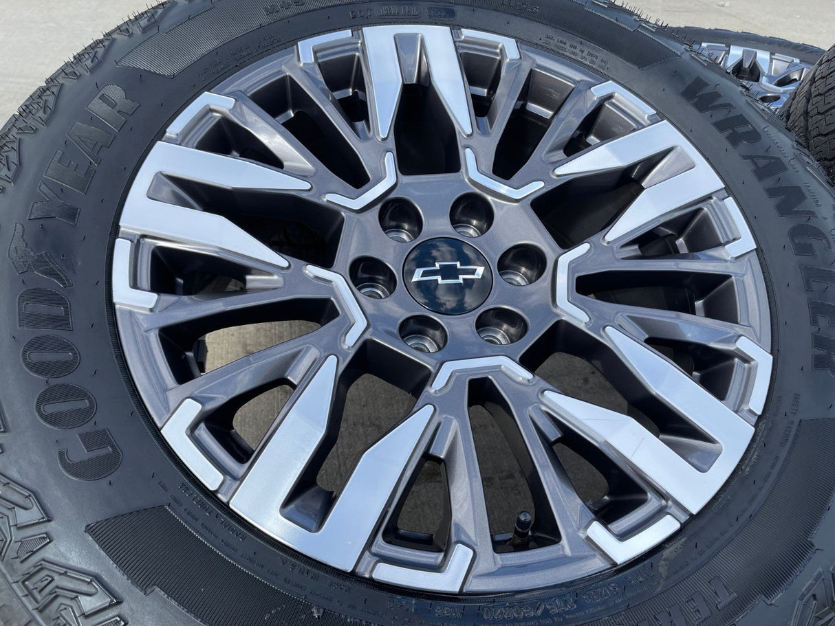 20" Chevy Silverado Z71 GMC Sierra Canyon Colorado OEM wheels rims 2025 2026 Texas Truck Tire