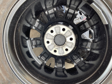 18" GMC Sierra AT4X Chevy Silverado OEM 14131 wheels rims 2025 2026 GOODYEAR M/T Texas Truck Tire