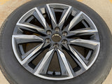 (1) 22" Cadillac Escalade OEM Platinum 4869 95028 wheel rim 2023 2024 2025 2026 Texas Truck Tire