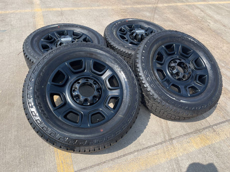 20" Ford F-250 F-350 OEM Lariat Platinum wheels rims 10486 tires 2025 2026 NEW Texas Truck Tire