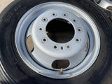 19.5" RAM 4500 5500 Ford F-450 Dually F-550 rims wheels OEM 10x225 HANKOOK NEW Texas Truck Tire