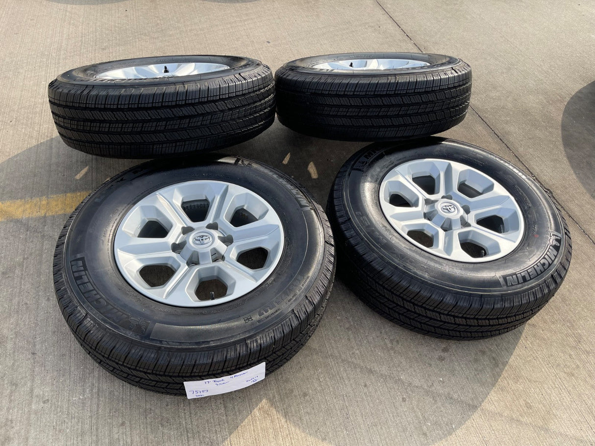 17" 4Runner Toyota Tacoma OEM wheels rims 75153 FJ MICHELIN DISCOUNTED Texas Truck Tire