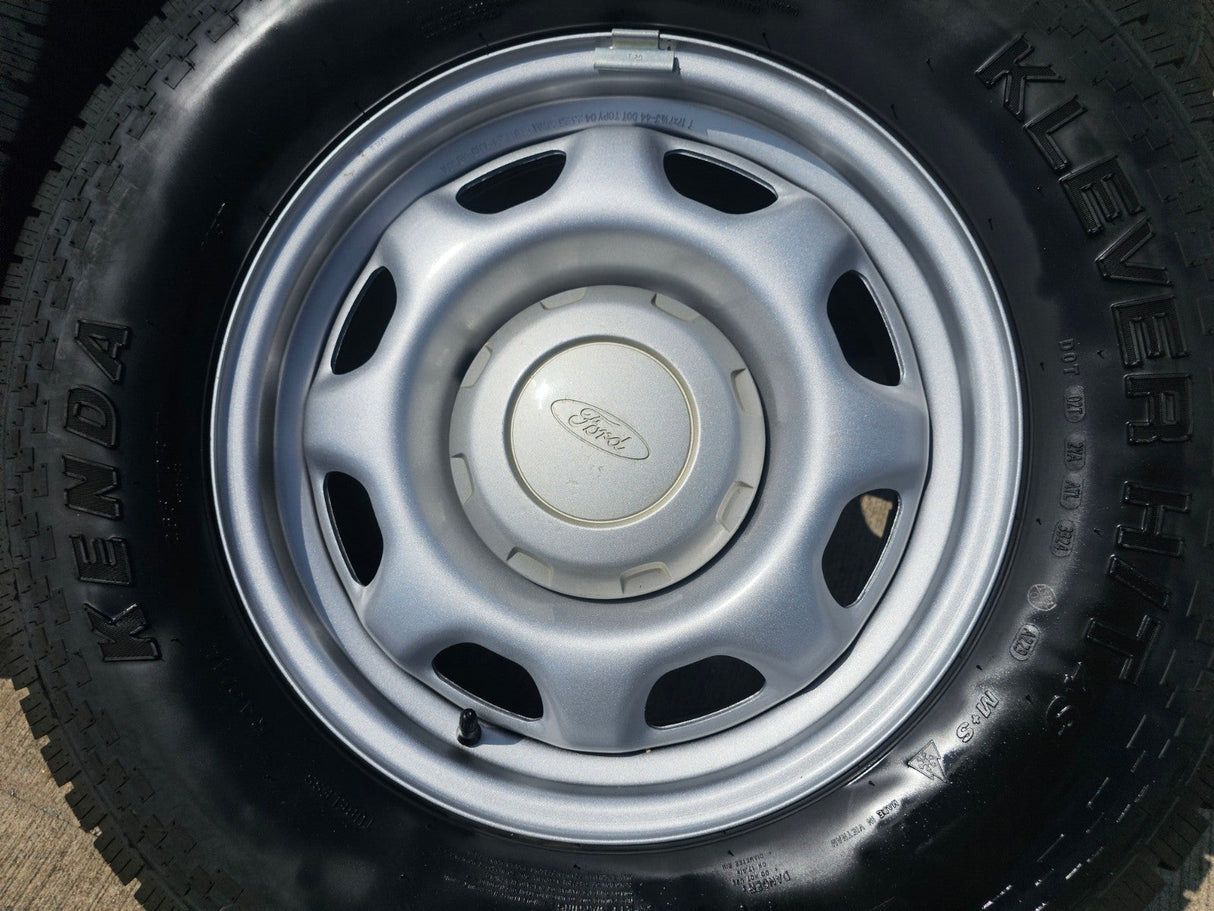 17" Ford F-150 OEM rims wheels 3857 tires steel 2020 2021 2022 2023 2024 2025 Texas Truck Tire