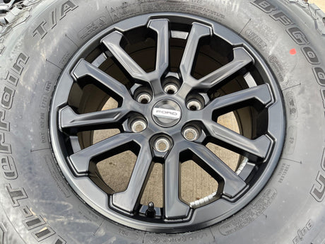 17" Ford F-150 Raptor OEM 10611 rims wheels Bronco 2024 2025 2026 BFG 35" NEW Texas Truck Tire