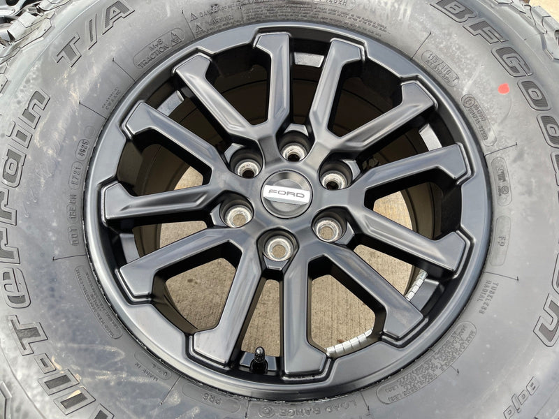17" Ford F-150 Raptor OEM 10611 rims wheels Bronco 2024 2025 2026 BFG 35" NEW Texas Truck Tire