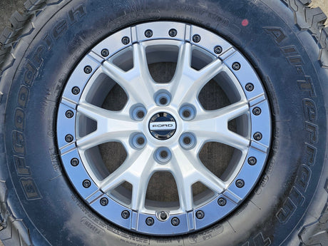 17" Ford F-150 Raptor R OEM Replica BEADLOCK 10460 rims wheels 35" tires BFG NEW Texas Truck Tire