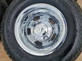 17" Dodge Ram 3500 Dually 8x200 wheels rims 2703 2704 OEM 2025 2026 NEW A/T Texas Truck Tire