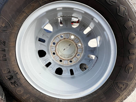 18" Chevy Silverado 2500 3500 OEM 5959 wheels rims FIRESTONE H/T2 Texas Truck Tire