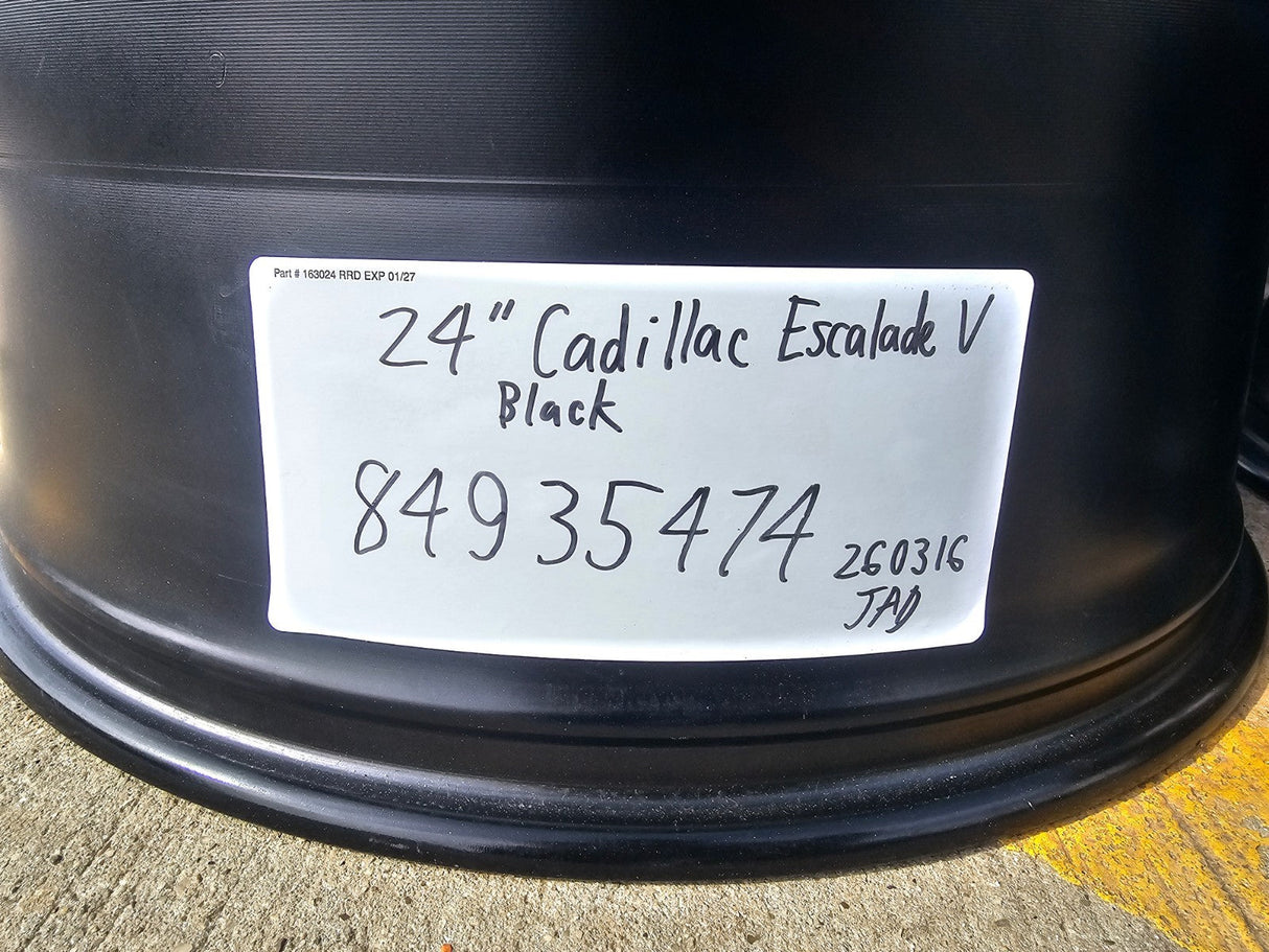 24" Cadillac Escalade V OEM ONYX wheel rim 2022 2023 2024 2025 2026 Texas Truck Tire
