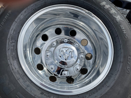 17" Dodge Ram 3500 Dually Laramie 8x200 wheels rims 2701 2702 OEM NEXEN NEW Texas Truck Tire