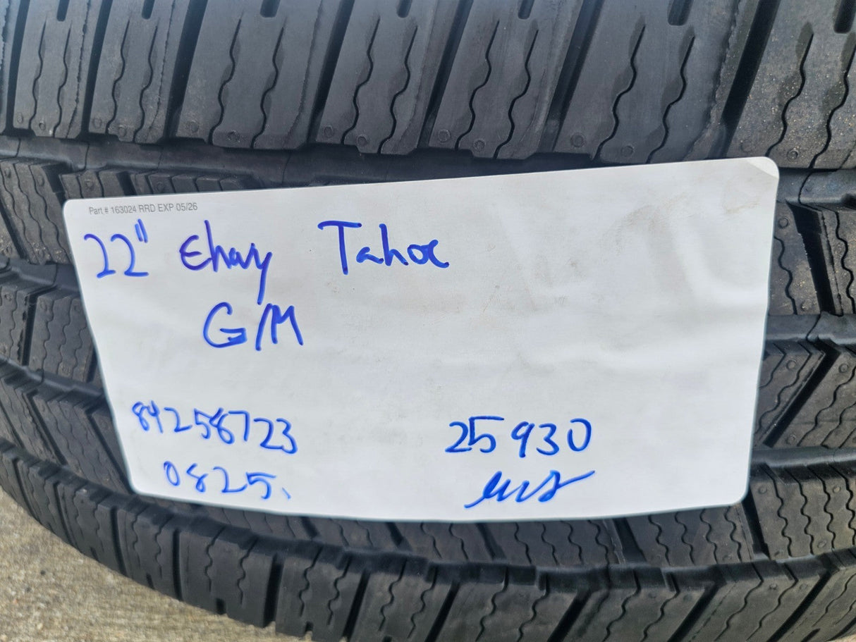 22" Chevy Tahoe Silverado Suburban OEM wheels rims 2025 2026 NEW MICHELIN Texas Truck Tire