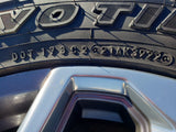 20" GMC Sierra Yukon AT4 Tahoe Silverado OEM 95369 wheels rims TOYO 34" Texas Truck Tire