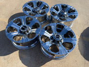 22x9.5 Ballistic Outlaw Chevy Dodge Ram 2500 3500 wheels rims 8x165 8x6.5 Texas Truck Tire