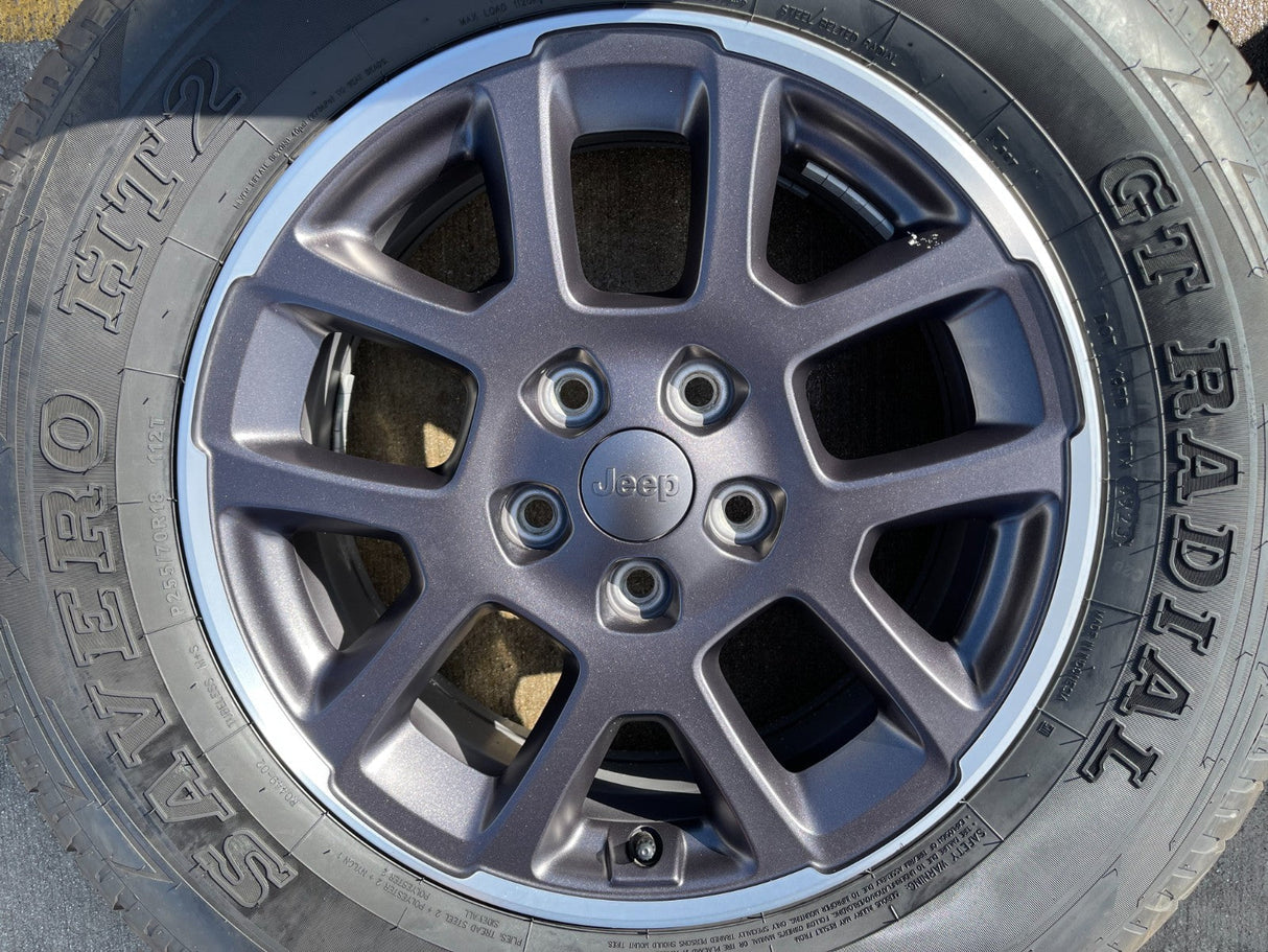18" Jeep Gladiator Overland OEM wheels rims Wrangler 9241 96494 tires Texas Truck Tire
