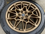 19" Ford Mustang GT Track Pack OEM 10600 10603 Bronze wheels rims 2025 2026 NEW Texas Truck Tire