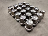 (20) 14x1.5 OEM Dodge RAM 1500 Charger Challenger SRT lug nuts polished OE Texas Truck Tire