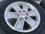 17" GMC Sierra Yukon Chevy Silverado Tahoe OEM 5654 wheels rims BRIDGESTONE A/T Texas Truck Tire