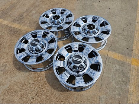 20" Ford F-250 F-350 OEM Lariat 10295 25085 10552 wheels rims 2024 2025 2026 Texas Truck Tire