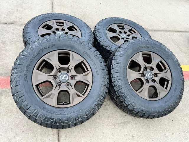 18" Lexus GX550 OEM 10544 wheels rims BRONZE Toyota Land Cruiser Tundra NEW Texas Truck Tire