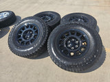 (4) 18" AEV SALTA GMC Sierra AT4X Chevy Silverado OEM rims wheels 2024 2025 Texas Truck Tire
