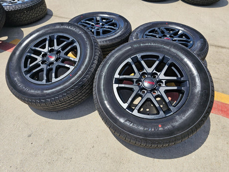 18" Toyota Tacoma 4Runner TRD OEM black 10641 wheels rims 2024 2025 2026 NEW Texas Truck Tire