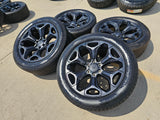 22" Dodge Ram 1500 OEM Laramie wheels LIMITED Gray 2685 2727 tires NEW Texas Truck Tire