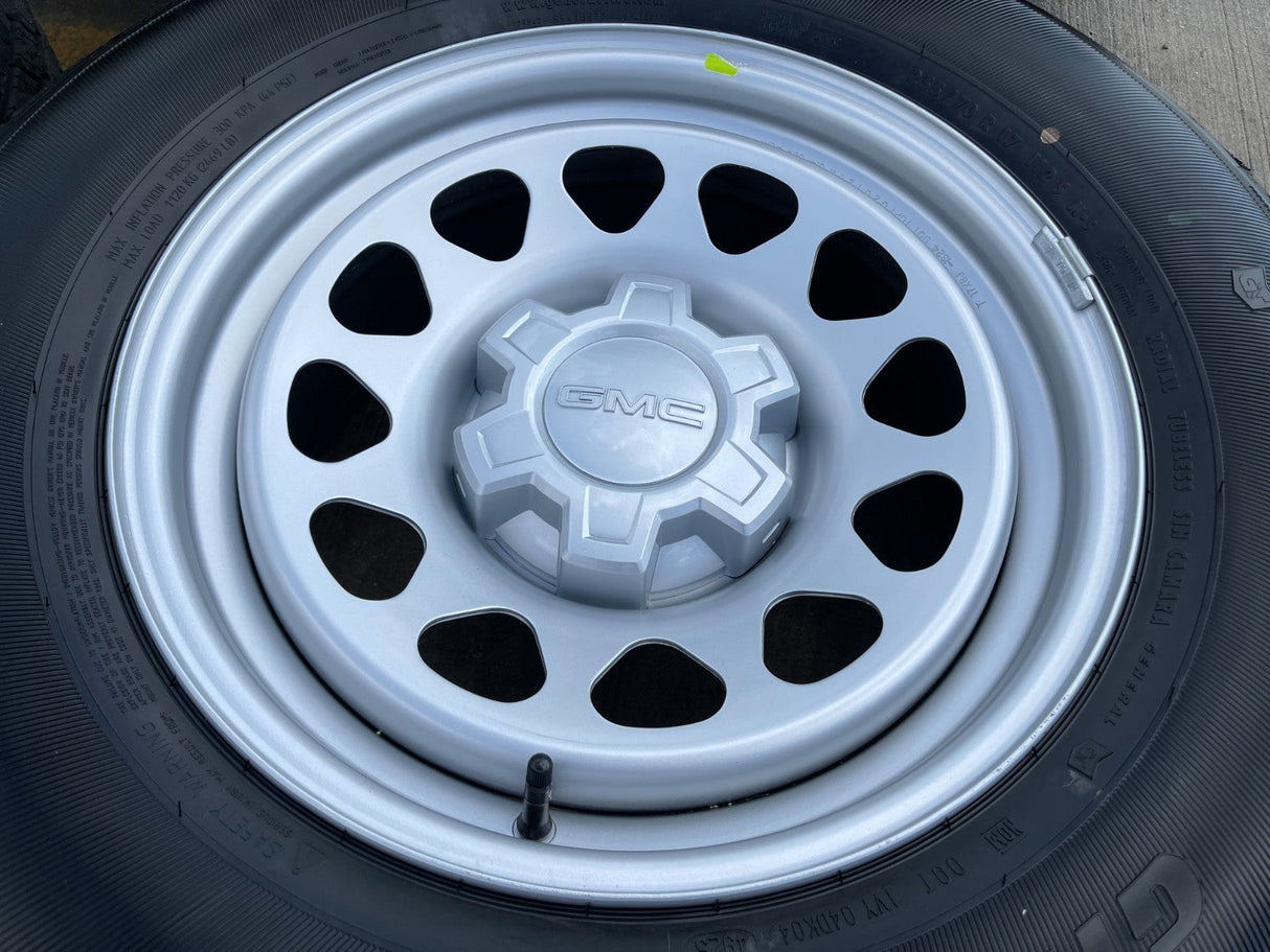 17" Chevy Silverado OEM wheels rims Tahoe Colorado 8130 GMC Canyon 2025 2026 NEW Texas Truck Tire