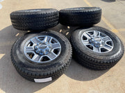 18" Ford F-250 F-350 Lariat FX-4 OEM wheels 10480 10298 tires BRIDGESTONE A/T Texas Truck Tire