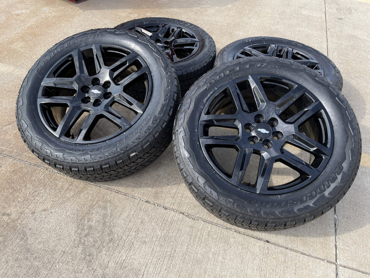 20" Chevy Blazer Colorado GMC Acadia XT6 XT5 OEM 5849 wheels rims tires NEW Texas Truck Tire