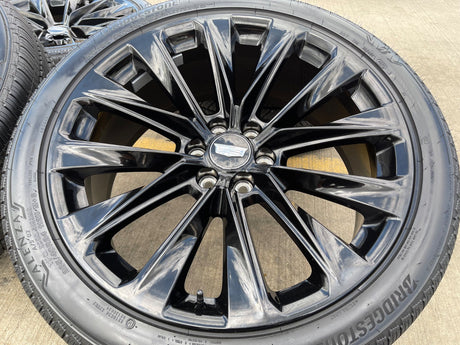 24" Cadillac Escalade V OEM ONYX wheels rims 2022 2023 2024 2025 2026 NEW Texas Truck Tire
