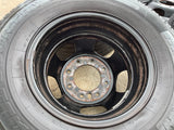 17" Dodge Ram 3500 Dually Laramie 8x200 wheels rims 2703 2704 OEM IRONMAN Texas Truck Tire