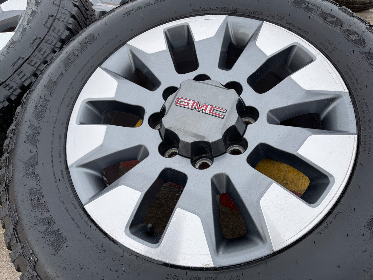 20" GMC Sierra AT4 Chevy Silverado 2500 3500 OEM 5960 5947 wheels rims GOODYEAR Texas Truck Tire