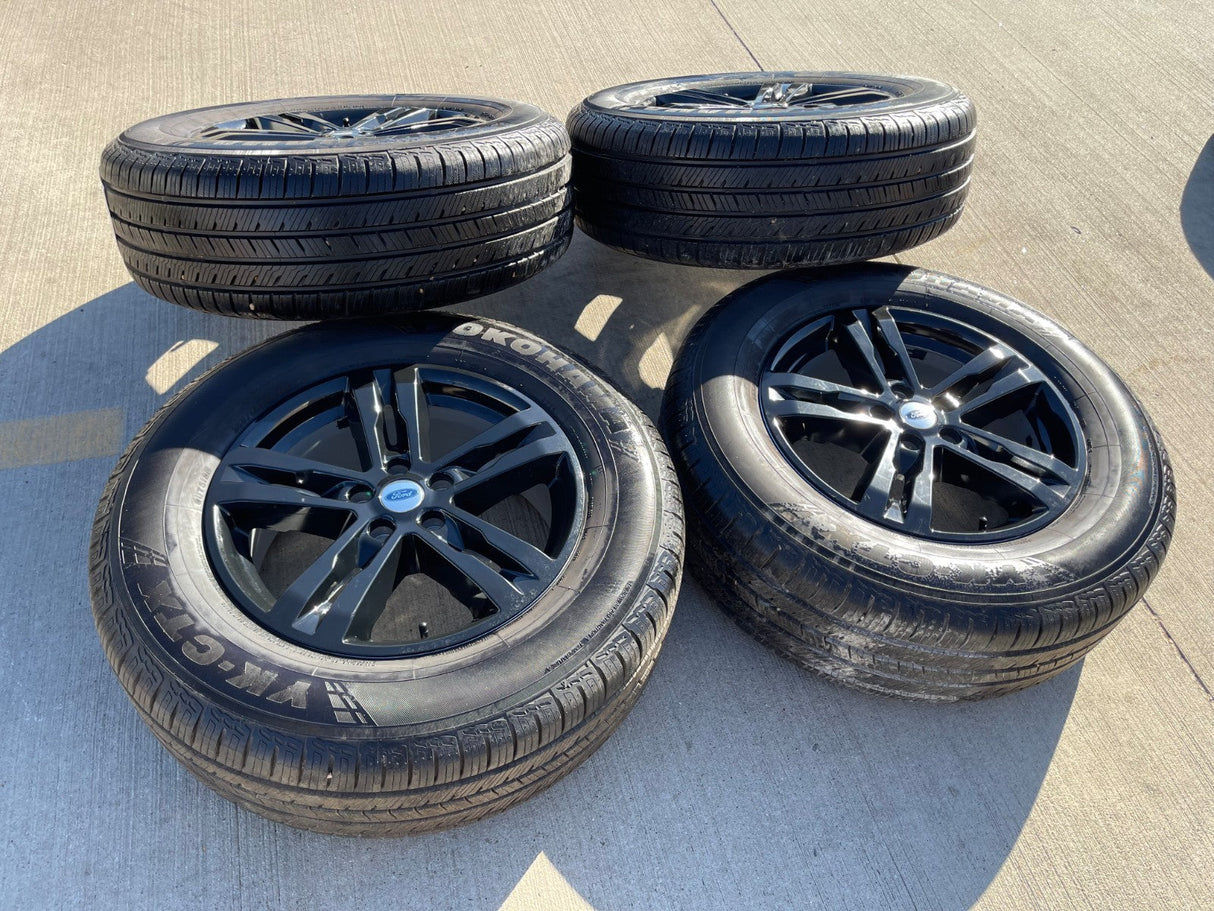 18" Ford Taurus Explorer OEM 10266 rims wheels 2022 2023 2024 2025 2026 YOKOHAMA Texas Truck Tire