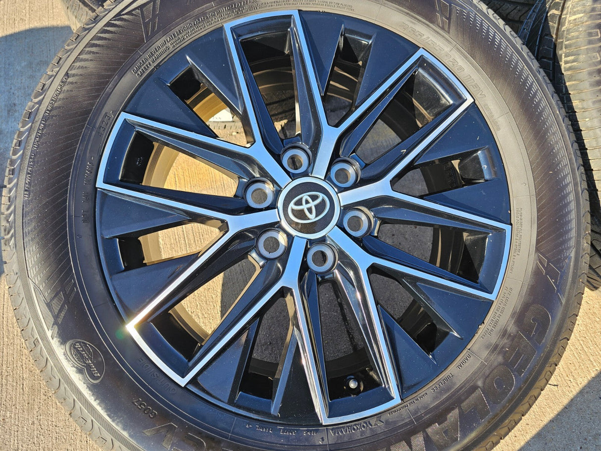 20" Toyota Land Cruiser Tundra OEM wheels rims 10545 Lexus GX550 LX600 2025 2026 Texas Truck Tire