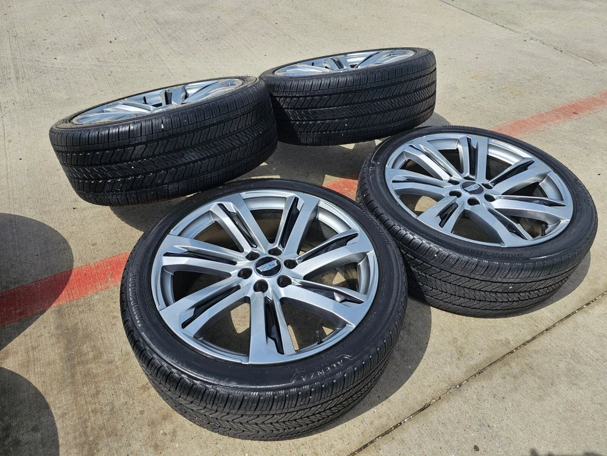 (1) 24" Cadillac Escalade V Platinum OEM wheel rim tire spare 2024 2025 2026 NEW Texas Truck Tire