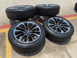 22" Jeep Grand Wagoneer OEM 9298 Obsidian rims wheels RAM 1500 2023 2024 2025 Texas Truck Tire