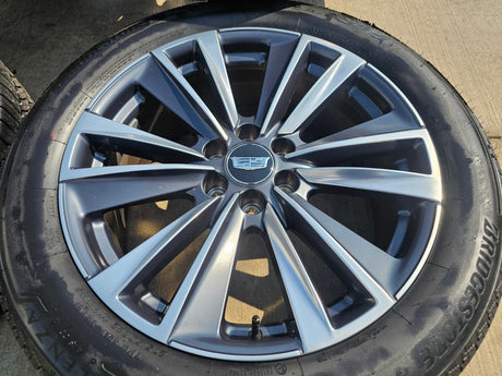 22" Cadillac Escalade Platinum OEM wheels rims tires 2024 2025 2026 NEW Texas Truck Tire