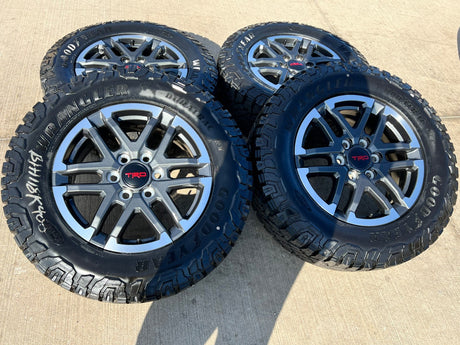 18" Toyota Tacoma 4Runner TRD OEM 10641 wheels rims 2025 2026 NEW DURATRAC A/T Texas Truck Tire