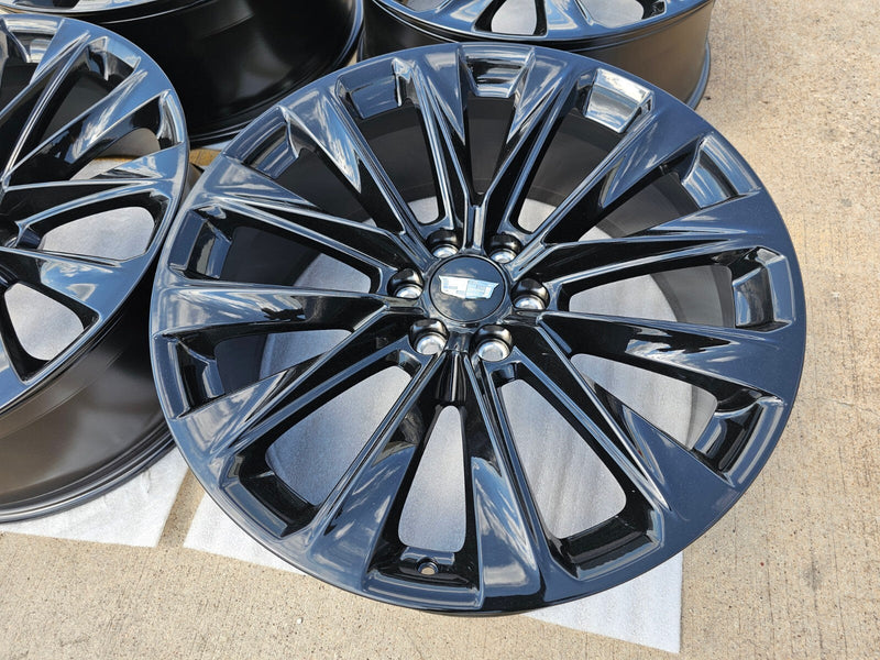 24" Cadillac Escalade V OEM ONYX wheel rim 2022 2023 2024 2025 2026 Texas Truck Tire