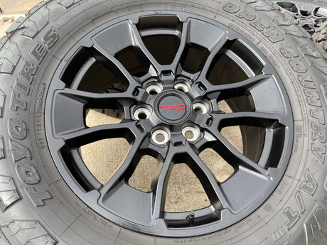 20" Toyota Tundra TRD OEM wheels rims 95314 65196 Sequoia TOYO A/T3 35" Texas Truck Tire