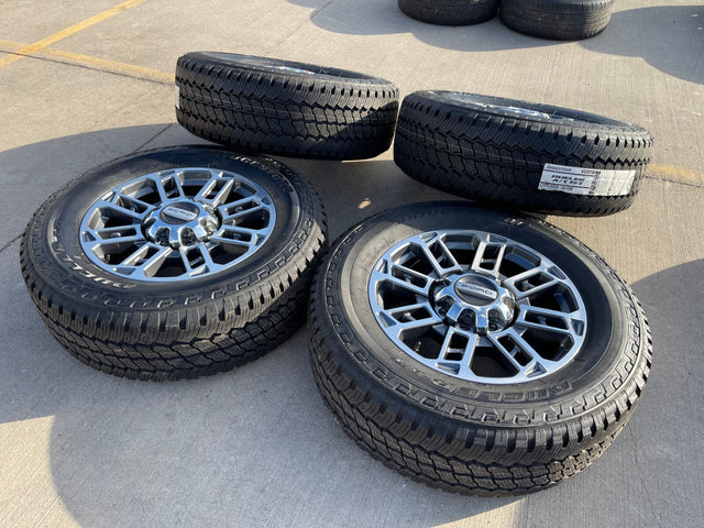 20" Ford F-250 F-350 OEM LIMITED Platinum 10302 10483 wheels rims 2025 2026 NEW Texas Truck Tire