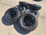 17" Dodge Ram 3500 Dually Laramie 8x200 wheels rims OEM 2703 2704 NEXEN Texas Truck Tire