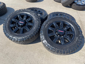20" GMC Sierra AT4X 2500 3500 OEM 14137 5963 wheels rims Silverado BFG KO3 A/T Texas Truck Tire