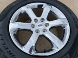 20" Ford F-150 OEM rim wheel CHROME 10347 Expedition spare PIRELLI A/T NICE Texas Truck Tire